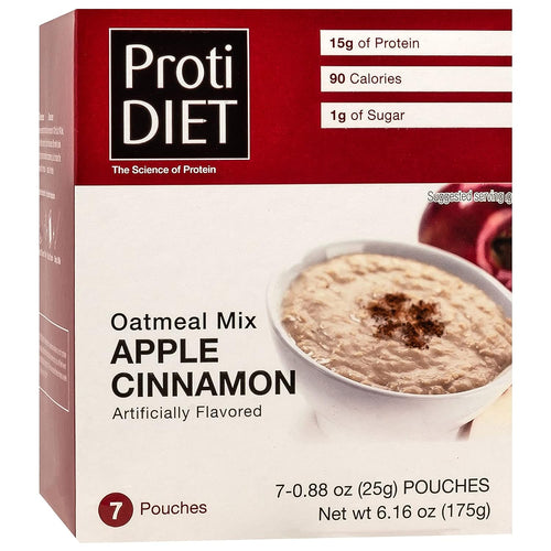 ProtiDiet Apple Cinnamon Oatmeal (1 Case)