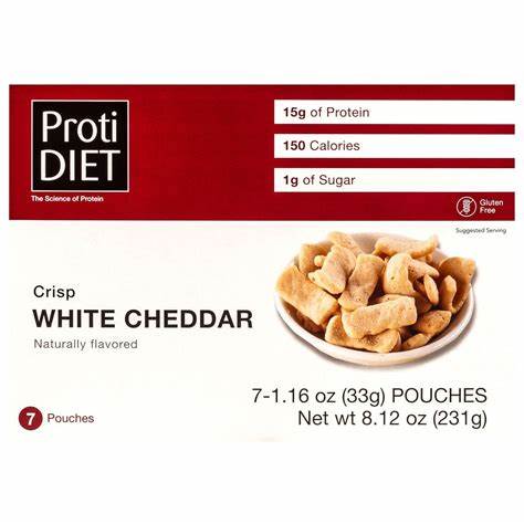 ProtiDiet White Cheddar Crisps (1 Case)