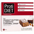 ProtiDiet Peanut Butter Smooth Caramel Crisp Bar (1 Case)