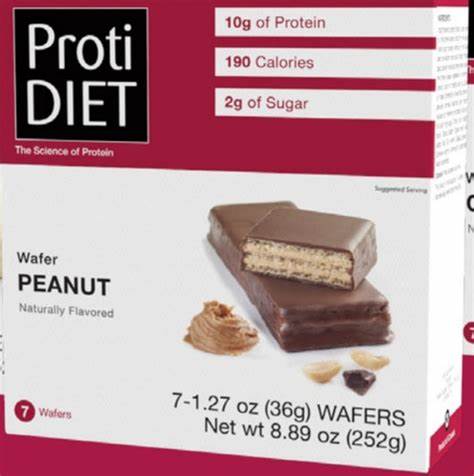 ProtiDiet Peanut Wafers (1 Case)