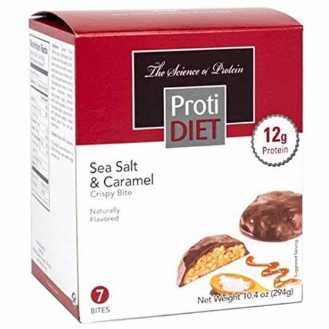 ProtiDiet Sea Salt Caramel Crispy Bites (1 Case)