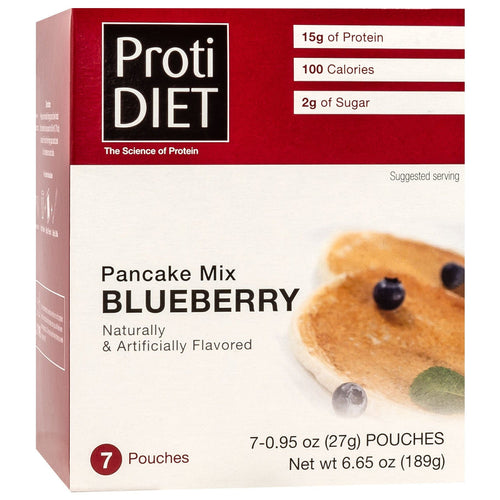 ProtiDiet Blueberry Pancakes (1 Case)