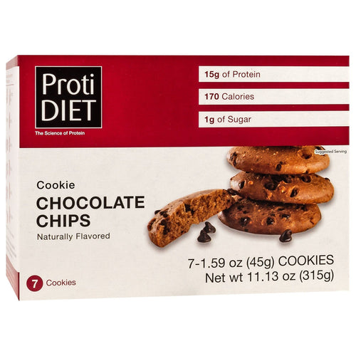 ProtiDiet Chocolate Chip Cookies (1 Case)