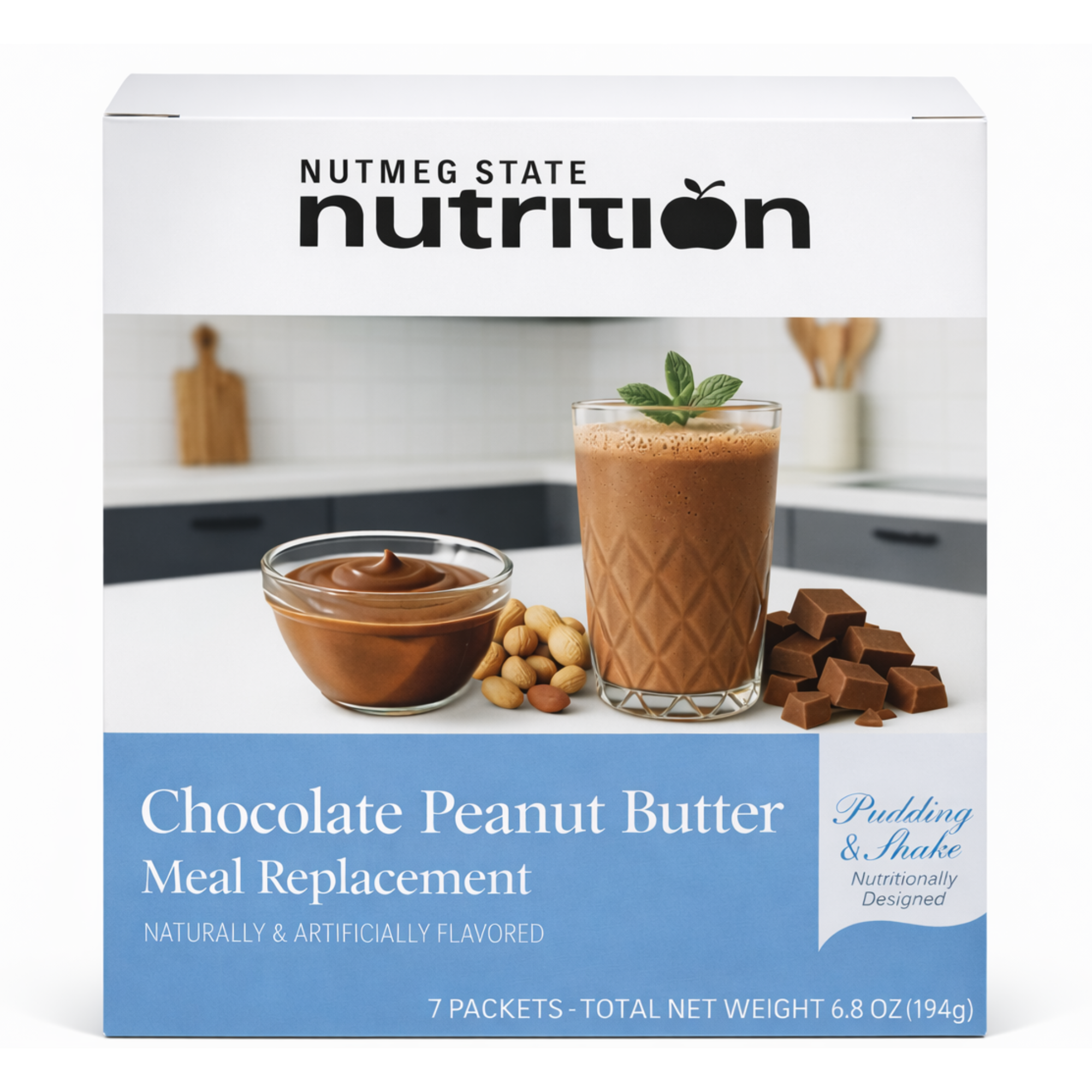 NSN Chocolate Peanut Butter Pudding Shake (1 Case)