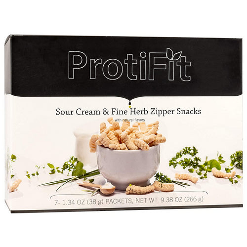 ProtiFit Sour Cream and Fine Herb Zippers (1 Case)