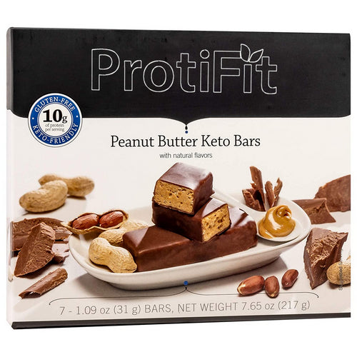 ProtiFit Peanut Butter Keto Bars (1 Case)