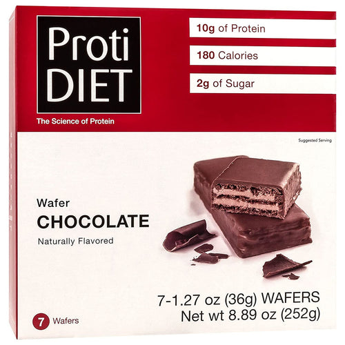 ProtiDiet Chocolate Wafers (1 Case)