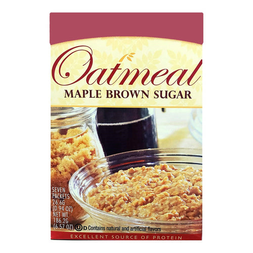 Healthwise Maple Brown Sugar Oatmeal (1 Case)