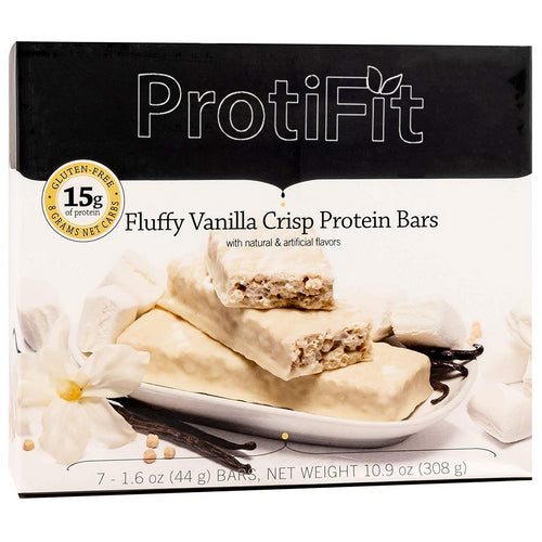 ProtiFit Fluffy Vanilla Crisp Bars (1 Case)